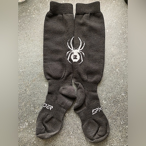 2/$10 - Spyder black activewear / ski socks - Size Small - Picture 1 of 6